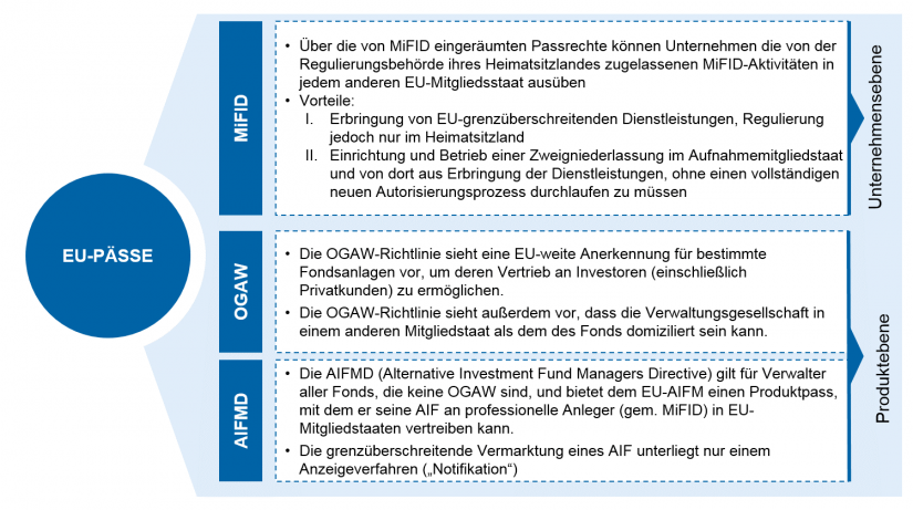 Darstellung des Überblicks über die EU-Passrechte